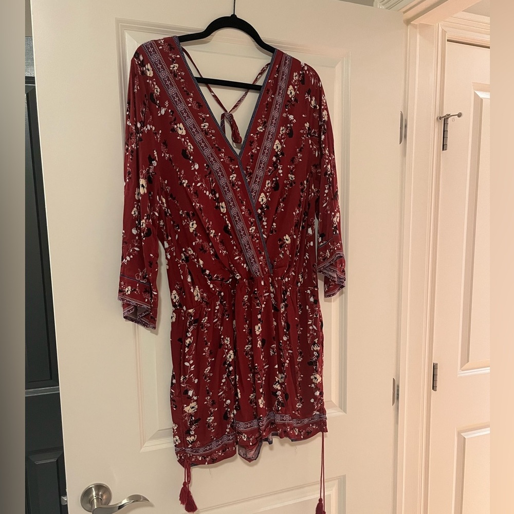 3/4 sleeve Romper